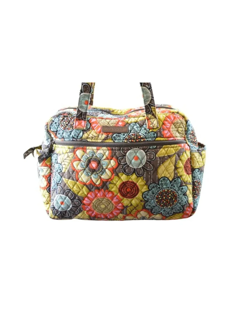 Vera Bradley Flower Shower Retired Summer 2014 Floral Baby Diaper Bag Duffle